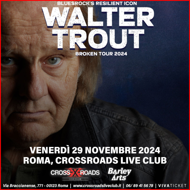 Walter Trout “Broken” Tour 2024